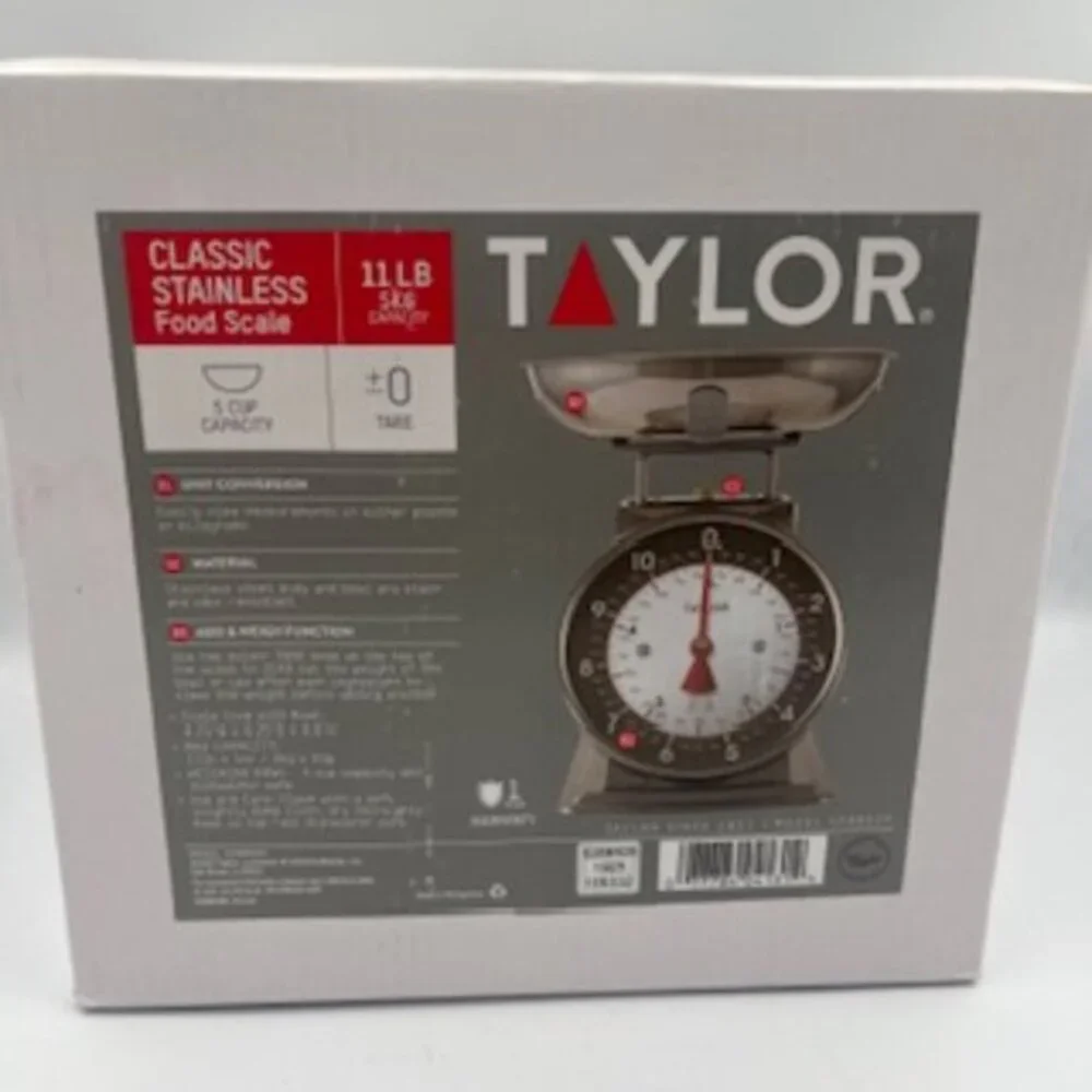 NEW Taylor Classic Stainless Steel Mechanical‎ Food Scale